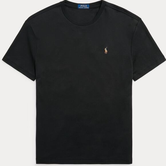 Polo Ralph Lauren Classic Fit Cotton Short Sleeve Crewneck T-Shirt Black Sz XXL - Picture 2 of 12